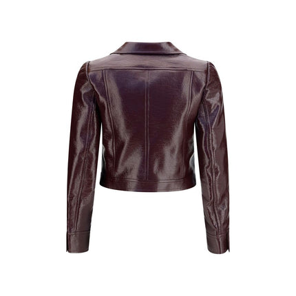 Courrèges Bordeaux Cotton Jacket Courrèges