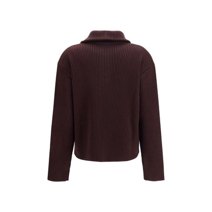 Courrèges Brown Wool Oves Aries Sweatshirt Courrèges