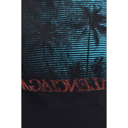 Balenciaga Black Cotton T-Shirt