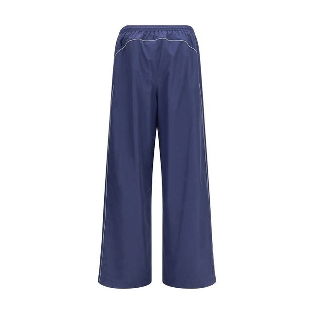 Balenciaga Blue Cotton Athletic Pants