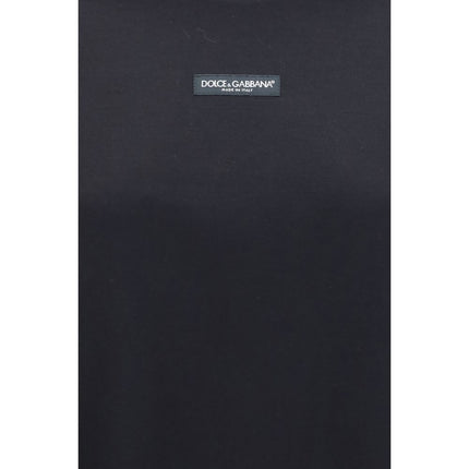 Dolce & Gabbana Black Cotton T-Shirt