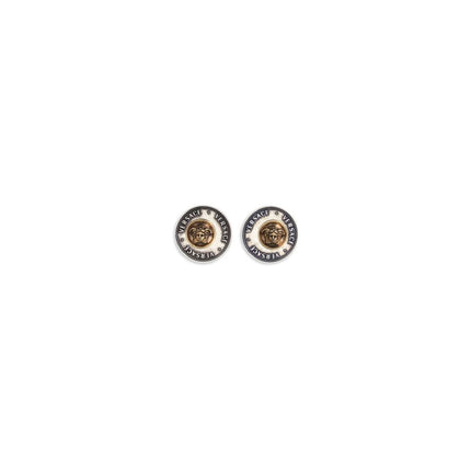 Versace Gray Brass Earrings
