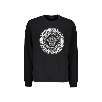 Versace Black Cotton Sweatshirt