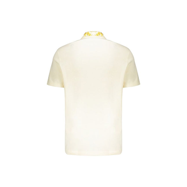 Versace Bicolor Cotton Polo Shirt