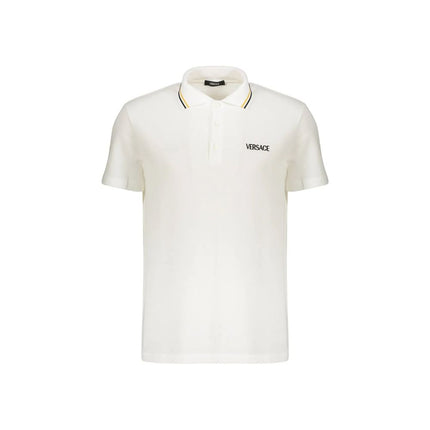 Versace White Cotton T-Shirt