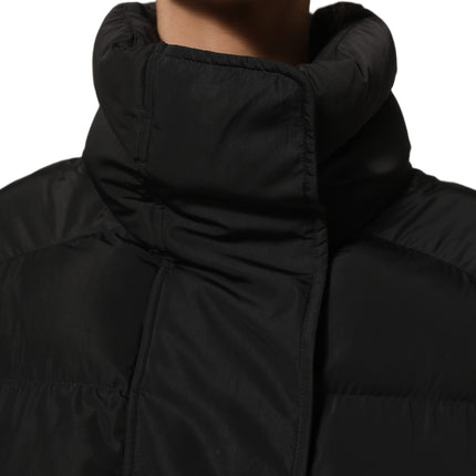 Dolce & Gabbana Black Polyester Sleeveless Padded Men Puffer Jacket