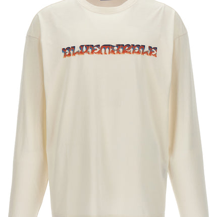 Bluemarble White Cotton T-Shirt