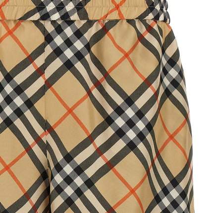Burberry Beige Satin Bermuda Shorts