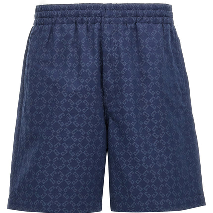 Givenchy Blue Cotton Bermuda Shorts