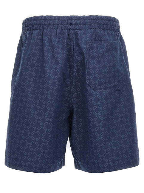 Givenchy Blue Cotton Bermuda Shorts