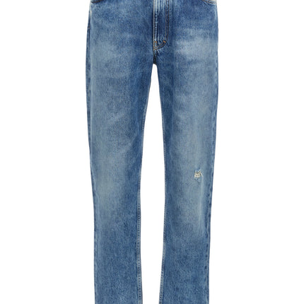 Givenchy Blue Cotton Straight-Leg Jeans
