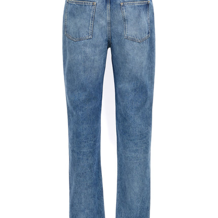 Givenchy Blue Cotton Straight-Leg Jeans