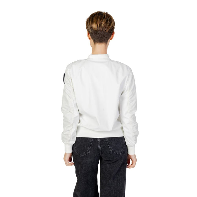 Blauer White Polyamide Bomber