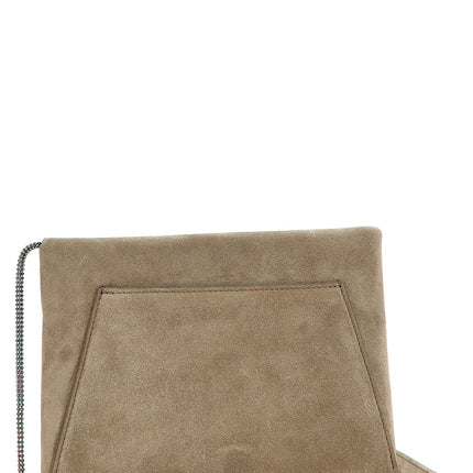 Brunello Cucinelli Gray Calfskin Clutch Bag