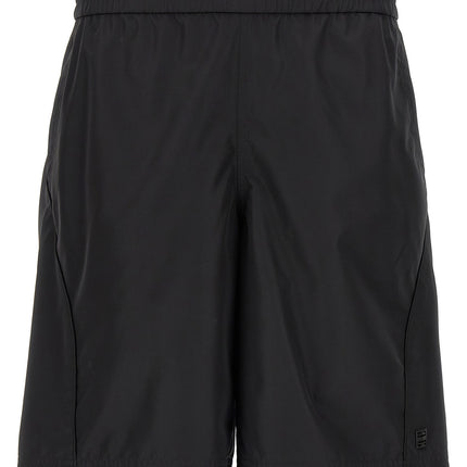 Givenchy Black Polyester Bermuda Shorts