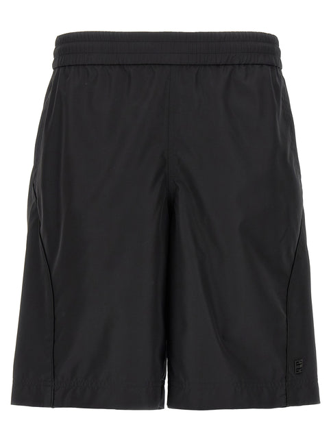 Givenchy Black Polyester Bermuda Shorts