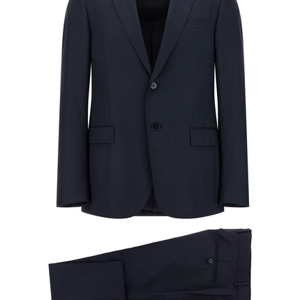 ZEGNA Blue Wool Two-Piece Suit