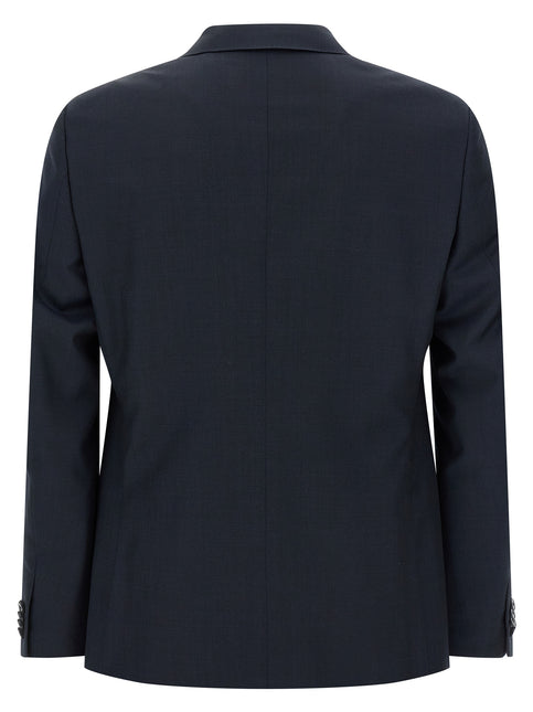 ZEGNA Blue Wool Two-Piece Suit
