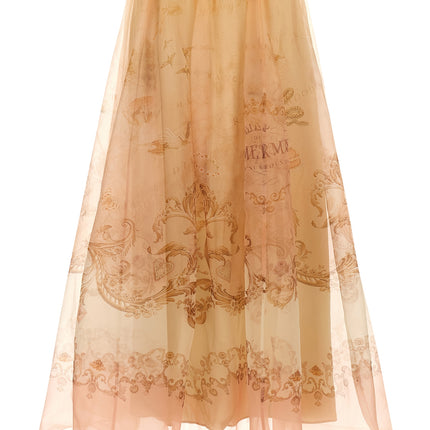 Zimmermann Beige Silk Mini Skirt