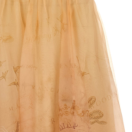 Zimmermann Beige Silk Mini Skirt