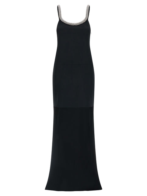 Tom Ford Black Acetate Long Dress