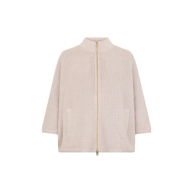 Herno Beige Cotton Cardigan