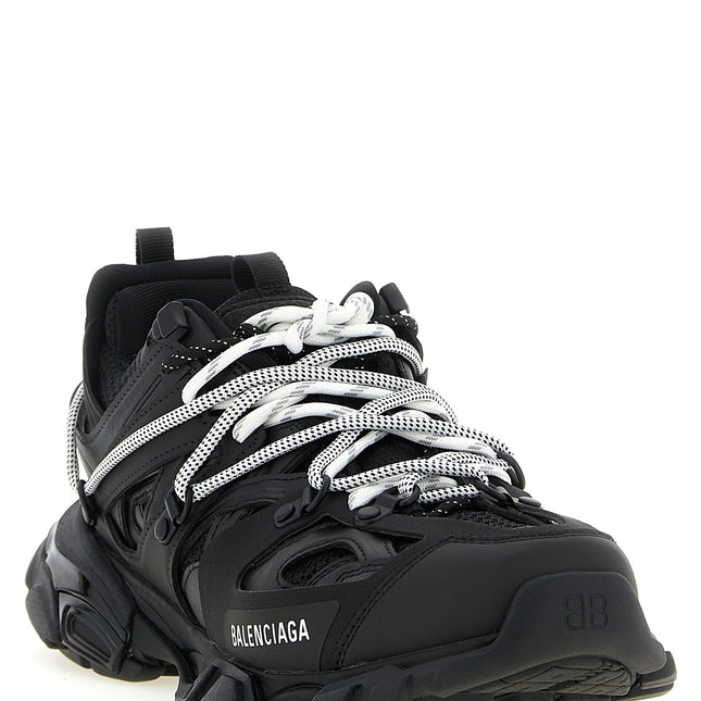 Balenciaga Black Polyethylene Athletic Sneakers