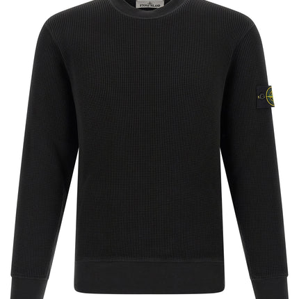 Stone Island Black Cotton Sweatshirt
