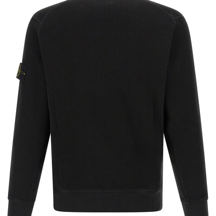 Stone Island Black Cotton Sweatshirt