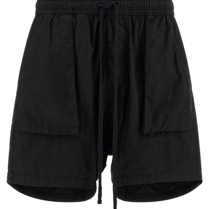 Thom Krom Black Organic Cotton Bermuda Shorts