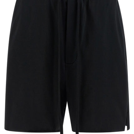 Thom Krom Black Cotton Bermuda Shorts