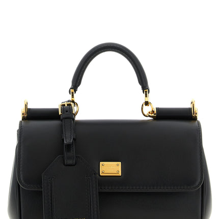 Dolce & Gabbana Black Calfskin Handbag