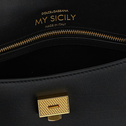 Dolce & Gabbana Black Calfskin Handbag