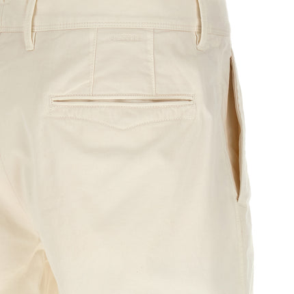 Incotex White Cotton Bermuda Shorts