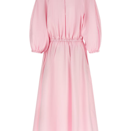 Fabiana Filippi Multicolor Cotton Long Dress