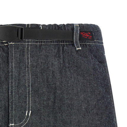 Gramicci Blue Cotton Bermuda Shorts