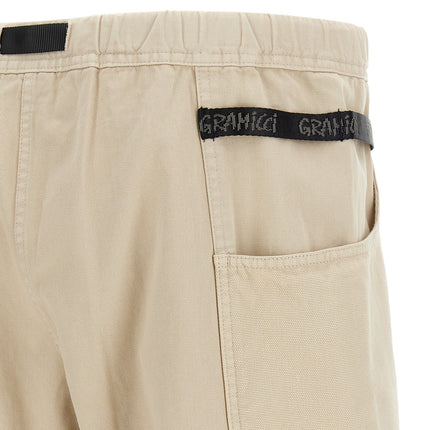 Gramicci Beige Cotton Bermuda Shorts