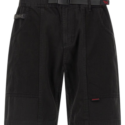 Gramicci Black Cotton Bermuda Shorts