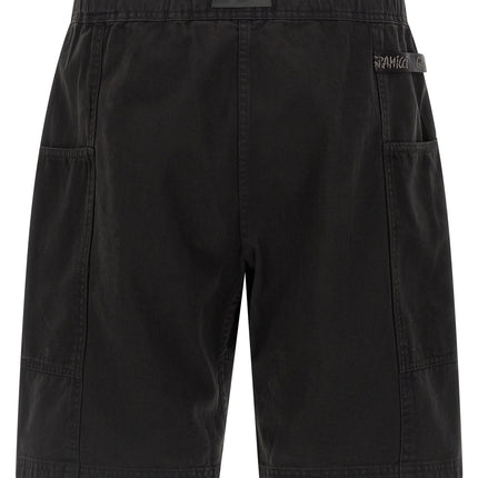 Gramicci Black Cotton Bermuda Shorts