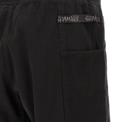 Gramicci Black Cotton Bermuda Shorts