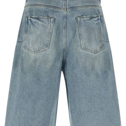 PURPLE Blue Cotton Bermuda Shorts PURPLE