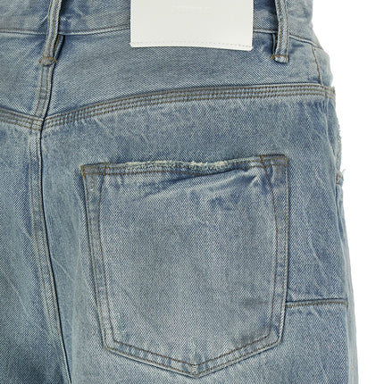 PURPLE Blue Cotton Bermuda Shorts PURPLE