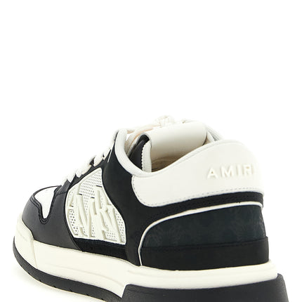 Amiri Bicolor Calfskin Low Top Sneakers
