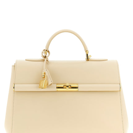 Dolce & Gabbana White Lamb Leather Handbag
