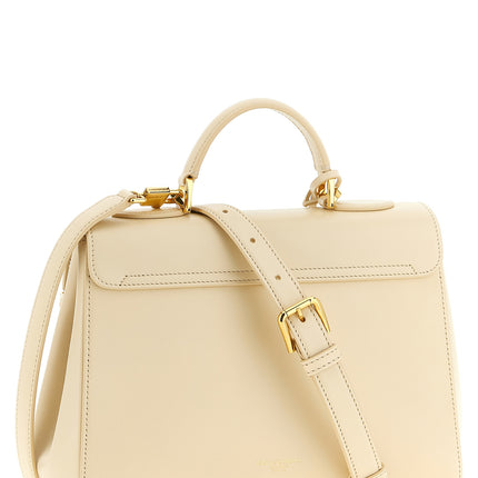 Dolce & Gabbana White Lamb Leather Handbag