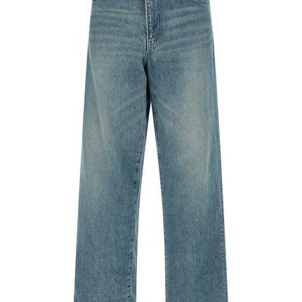 SSSTEIN Blue Cotton Jeans Denim