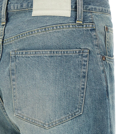 SSSTEIN Blue Cotton Jeans Denim