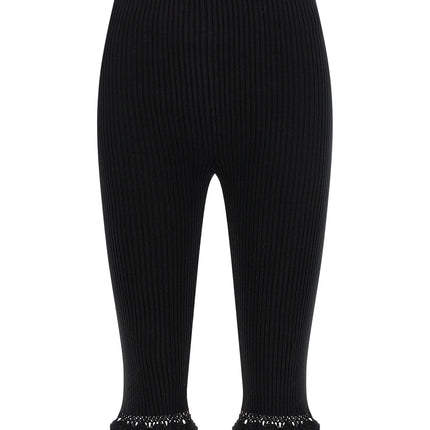 Ganni Black Organic Cotton Casual Pants