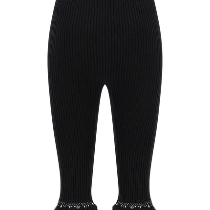 Ganni Black Organic Cotton Casual Pants