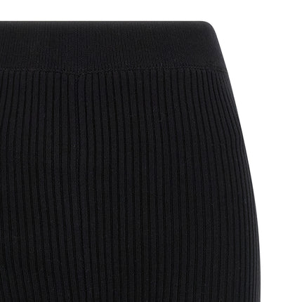 Ganni Black Organic Cotton Casual Pants